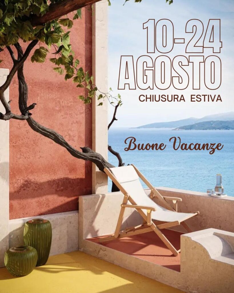 Chiusura estiva 2025 Anzalone